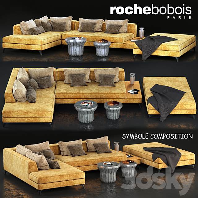 Sofa SYMBOLE roche bobois 3DSMax File - thumbnail 1