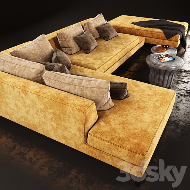 Sofa SYMBOLE roche bobois 3DSMax File - thumbnail 2