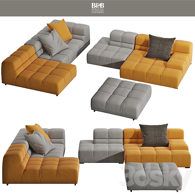 Sofa Tufty-Time 15 from B&B Italia 3DSMax File - thumbnail 1