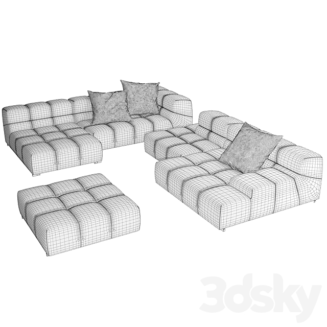 Sofa Tufty-Time 15 from B&B Italia 3DSMax File - thumbnail 3