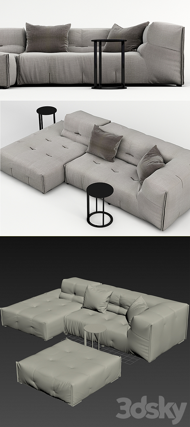 Sofa TUFTY-TOO 3 3DSMax File - thumbnail 2