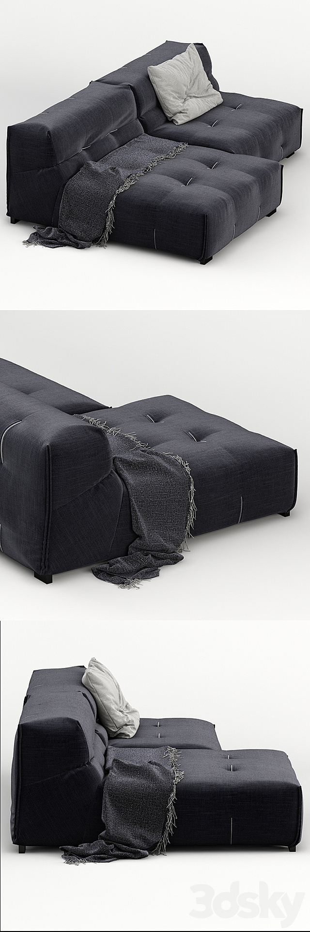 Sofa Tufty-Too 3DS Max Model - thumbnail 2