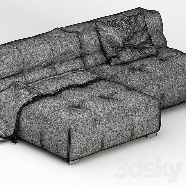 Sofa Tufty-Too 3DS Max Model - thumbnail 3