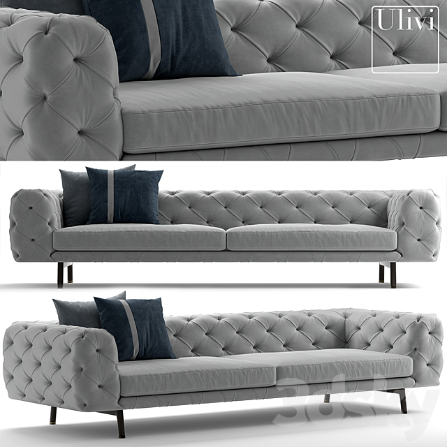 Sofa ULIVI SALOTTI daniel 3DSMax File - thumbnail 1