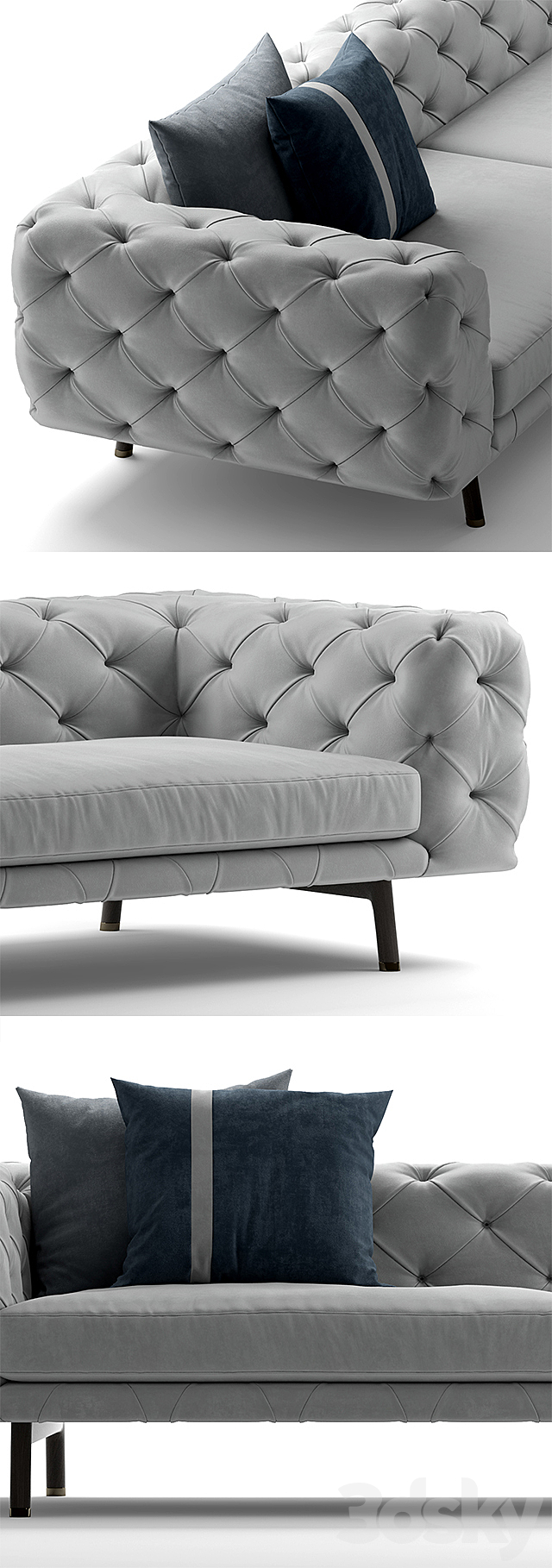 Sofa ULIVI SALOTTI daniel 3DSMax File - thumbnail 2