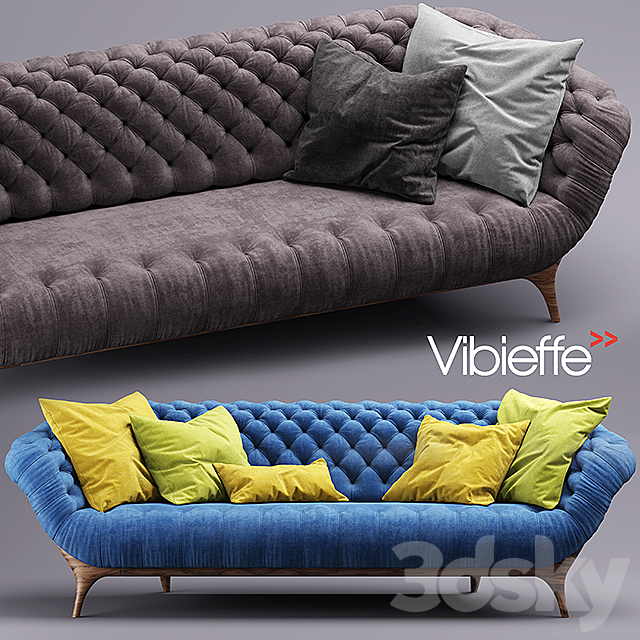 Sofa Vibieffe VICTOR Sofa 3DSMax File - thumbnail 1