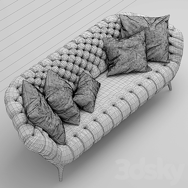 Sofa Vibieffe VICTOR Sofa 3DSMax File - thumbnail 3