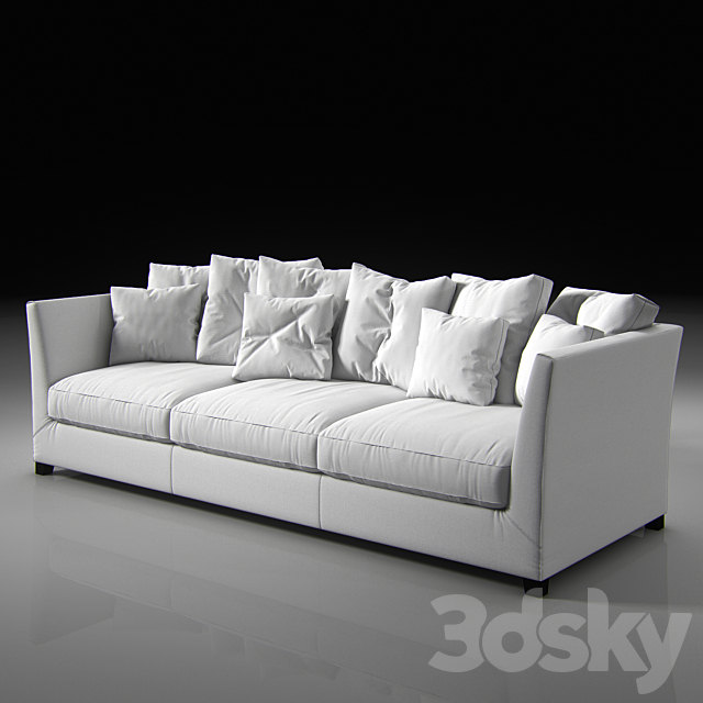 sofa VICTOR 3DS Max Model - thumbnail 2