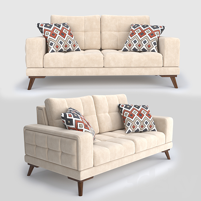 Sofa Vienna 3ds Max - thumbnail 1