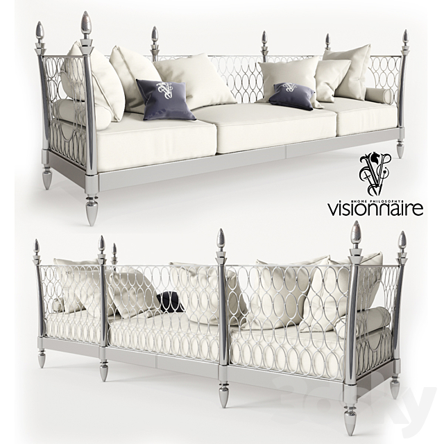 SOFA VISIONNAIRE (IPE CAVALLI) VISCONTI 3DSMax File - thumbnail 1