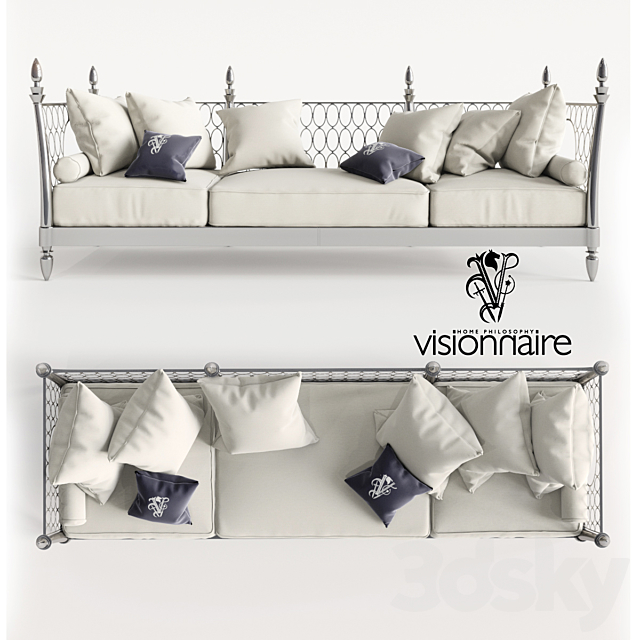 SOFA VISIONNAIRE (IPE CAVALLI) VISCONTI 3DSMax File - thumbnail 2