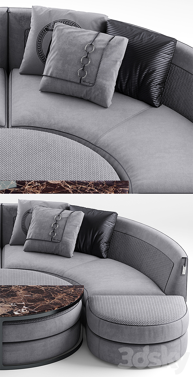 Sofa vittoriafrigerio Borromeo 3DSMax File - thumbnail 2