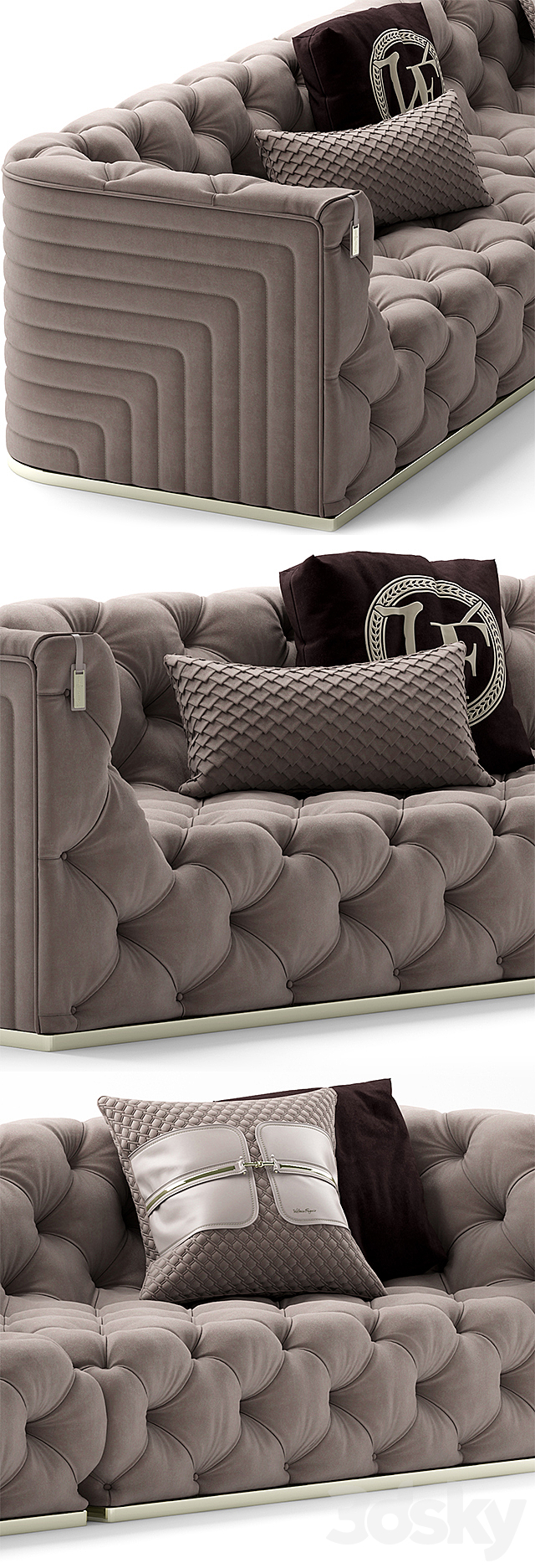 Sofa vittoriafrigerio Caracciolo 3DSMax File - thumbnail 2