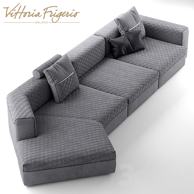 Sofa vittoriafrigerio Sforza 3DSMax File - thumbnail 1