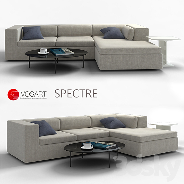 Sofa Vosart Spectre 3DSMax File - thumbnail 1