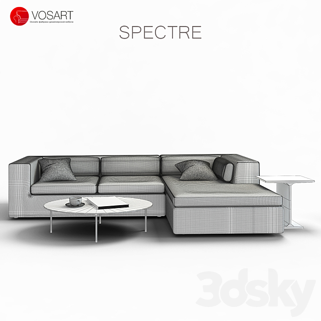 Sofa Vosart Spectre 3DSMax File - thumbnail 2