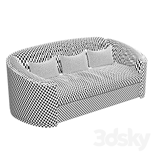 Sofa Wales from Brabbu 3DS Max Model - thumbnail 3