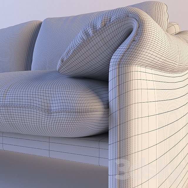 Sofa WK 662 milano 3DSMax File - thumbnail 2