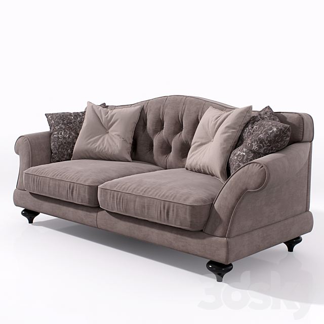 sofa ZEUS 3DS Max Model - thumbnail 1