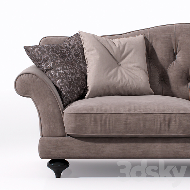 sofa ZEUS 3DS Max Model - thumbnail 2