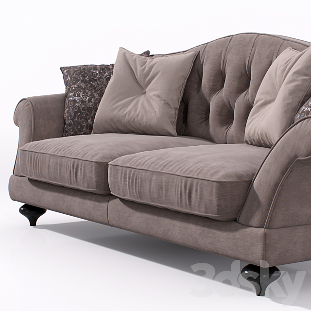 sofa ZEUS 3DS Max Model - thumbnail 3