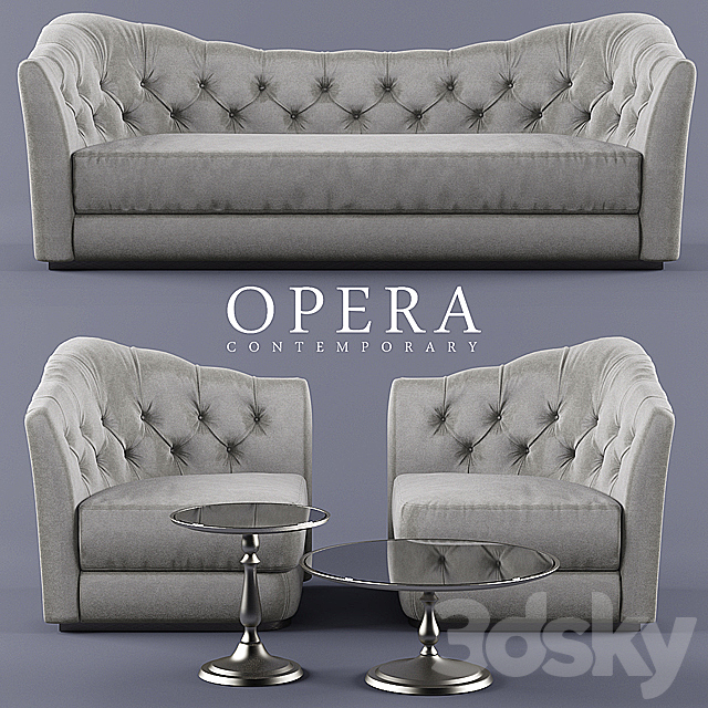 Sofas. chairs. tables opera BUTTERFLY 3DSMax File - thumbnail 1