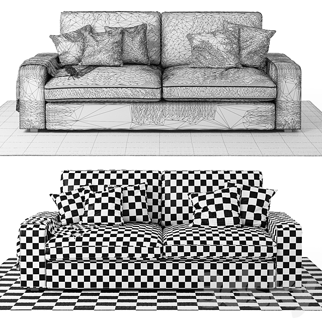 Sofas Kivik Ikea _ Ikea 3DSMax File - thumbnail 3