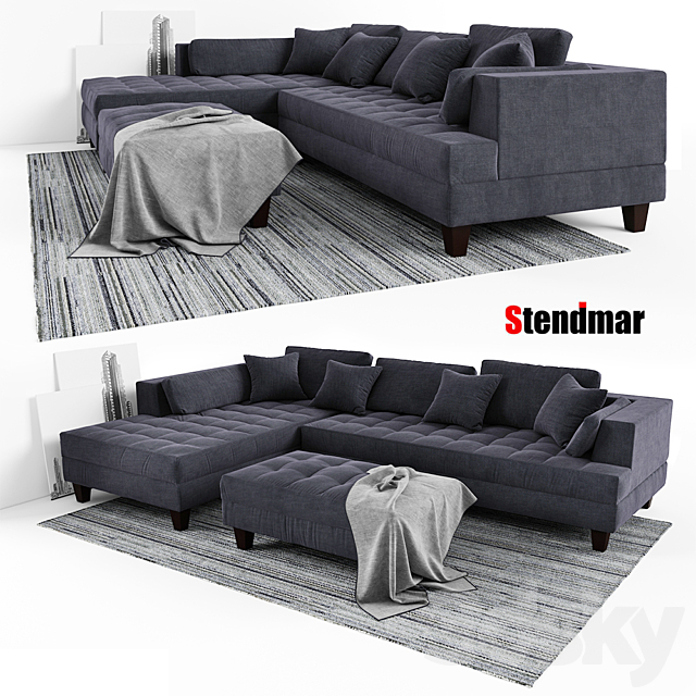 STENDMAR Sofa Set S168LDG 3DSMax File - thumbnail 1