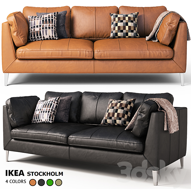 Stockholm Ikea sofas _ STOCKHOLM Ikea 3DSMax File - thumbnail 1