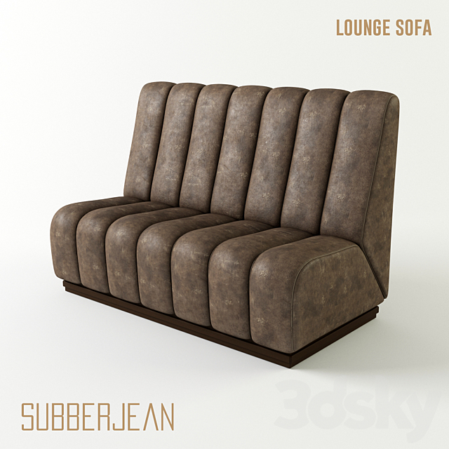 Subberjean Lounge Sofa 3-colored 3DSMax File - thumbnail 1