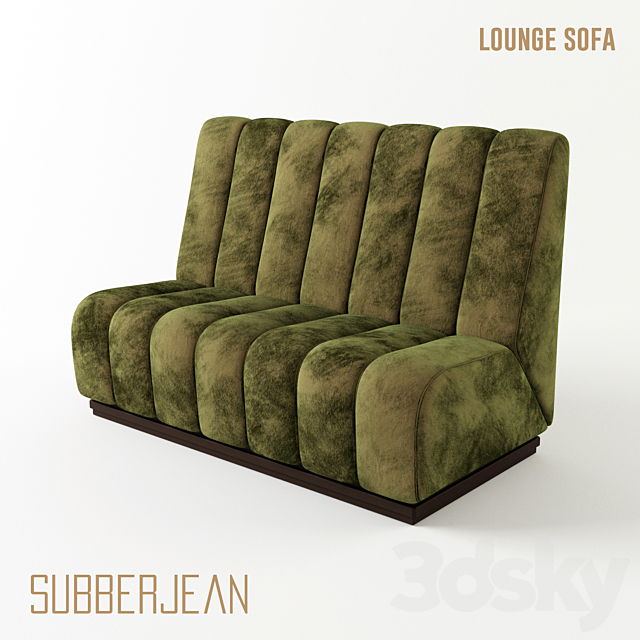 Subberjean Lounge Sofa 3-colored 3DSMax File - thumbnail 2