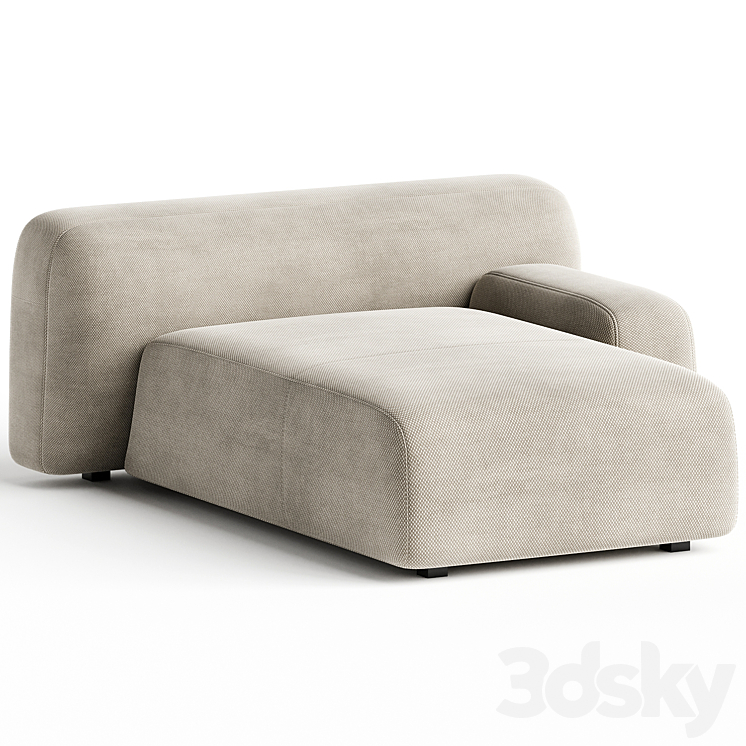 Suiseki Sofa cod SUI11DX composition 3DS Max Model - thumbnail 2