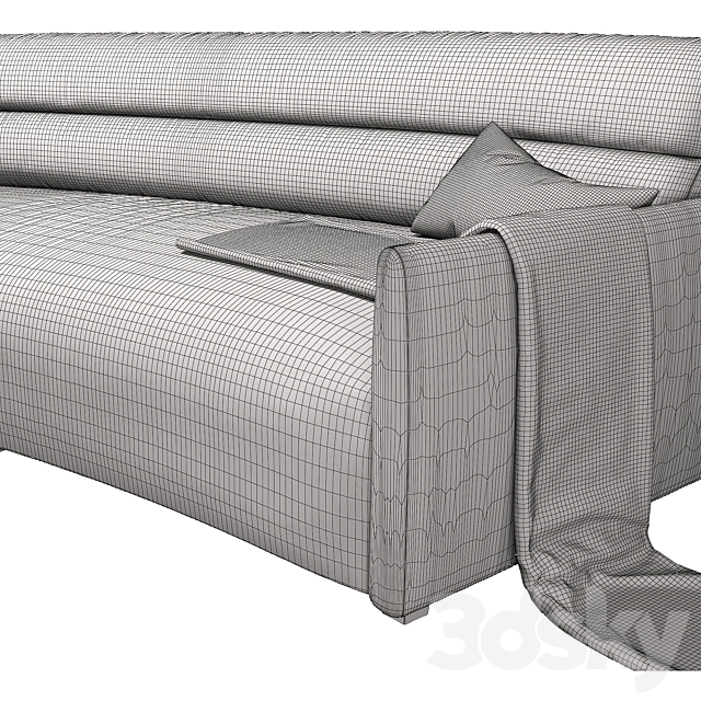 Sydney Curved-Sofa 3ds Max - thumbnail 3