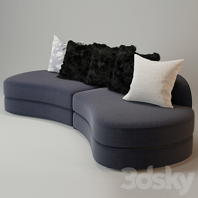 SYLVESTER SECTIONAL MOD.10140 3DSMax File - thumbnail 1