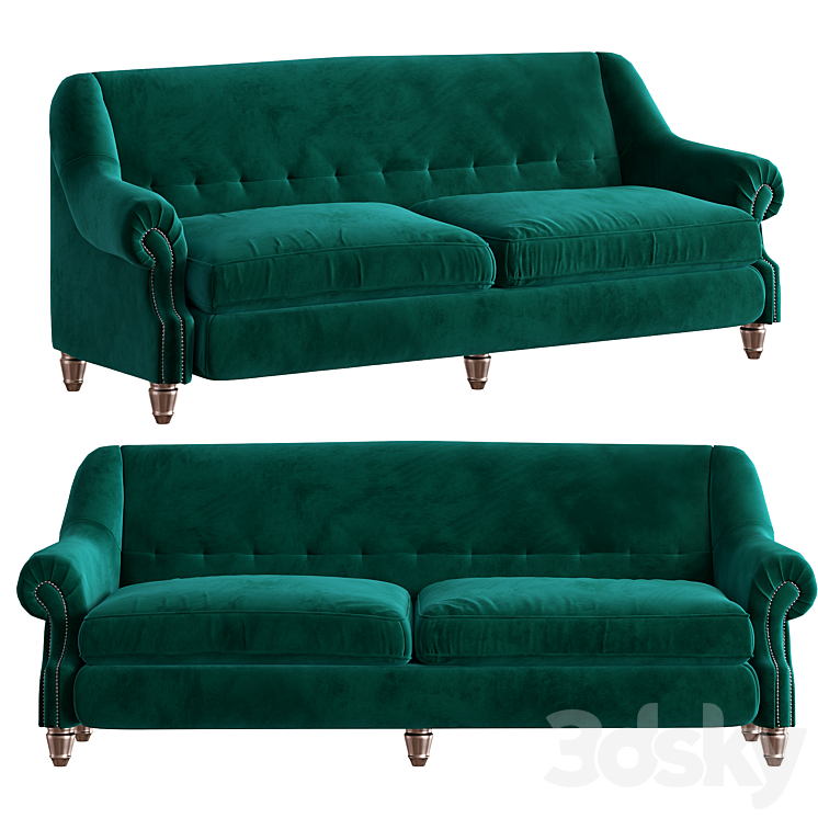 Tecninova Interiors 1741 Sofa 3DS Max Model - thumbnail 1