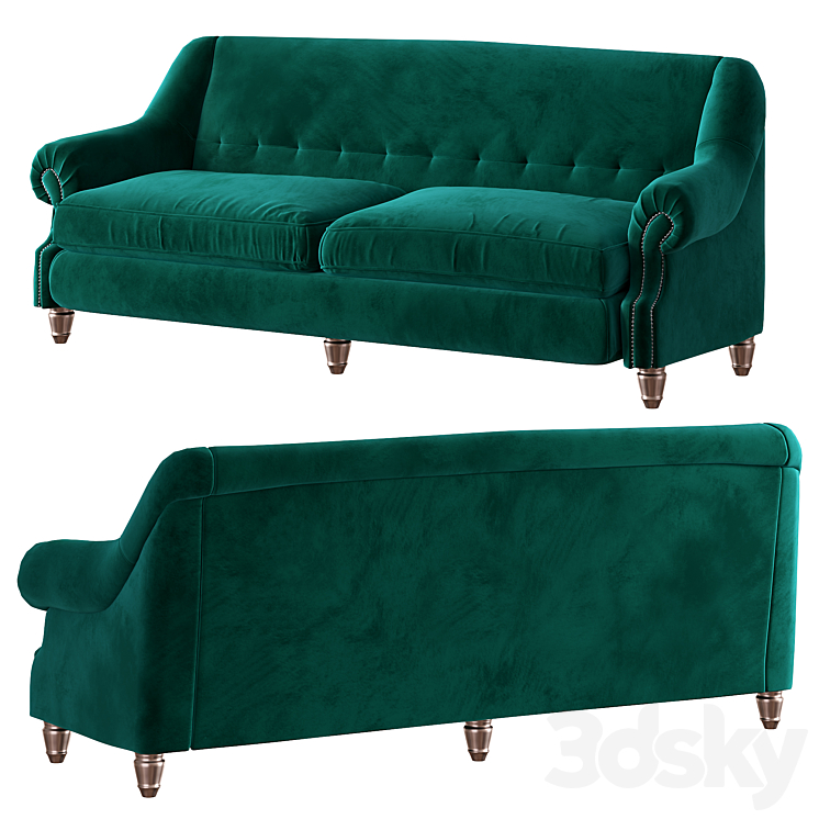 Tecninova Interiors 1741 Sofa 3DS Max Model - thumbnail 2