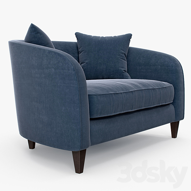 The sofa and chair company – Richmond 3DS Max Model - thumbnail 2