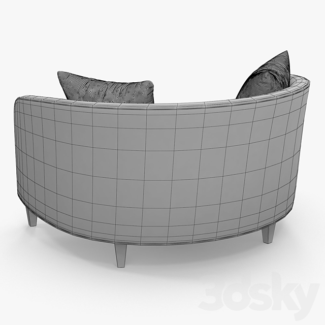 The sofa and chair company – Richmond 3DS Max Model - thumbnail 5