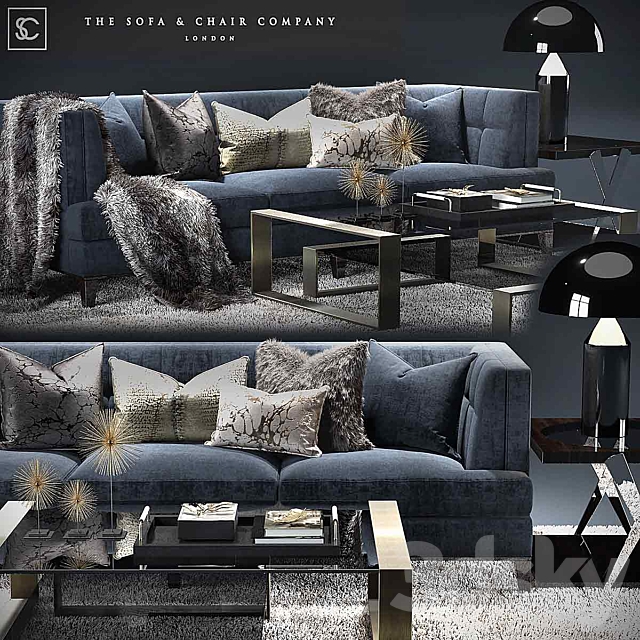 The Sofa & Chair Company set 05 3DSMax File - thumbnail 1