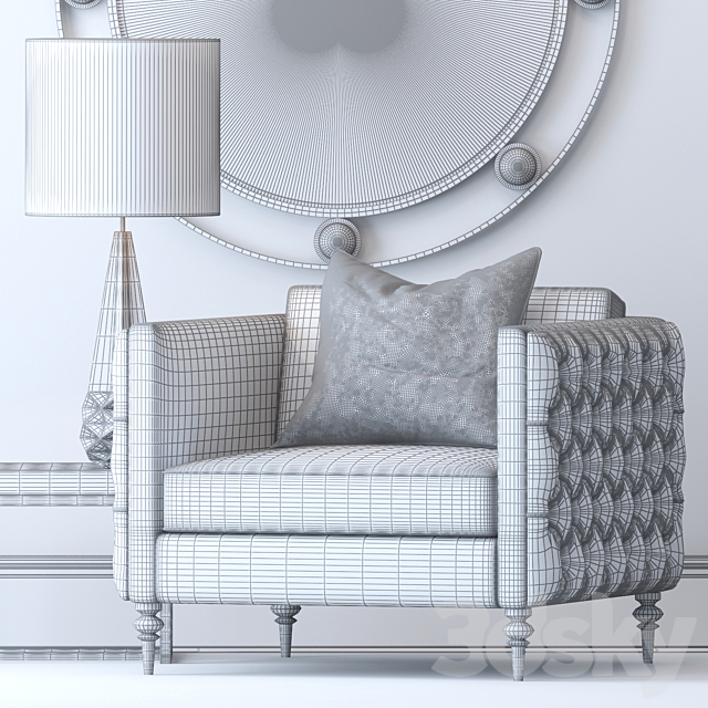 The Sofa & Chair Company Set 4 3DSMax File - thumbnail 3