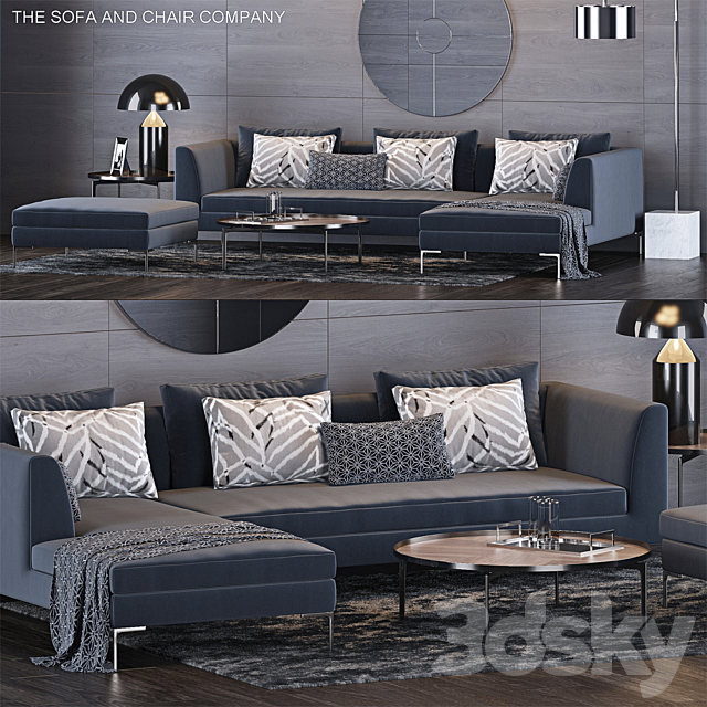 The Sofa & Chair Company Set 8 3DSMax File - thumbnail 1