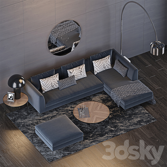 The Sofa & Chair Company Set 8 3DSMax File - thumbnail 2