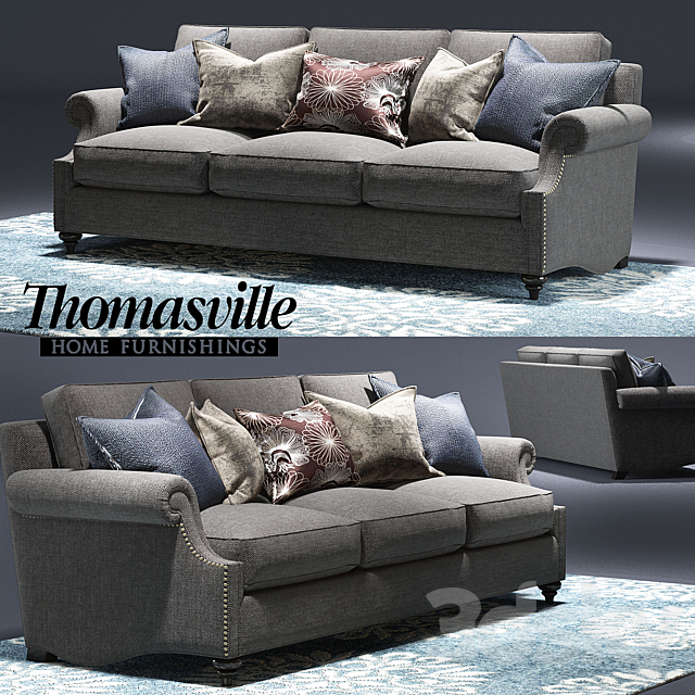 Thomasville Ancil sofa 3DSMax File - thumbnail 1