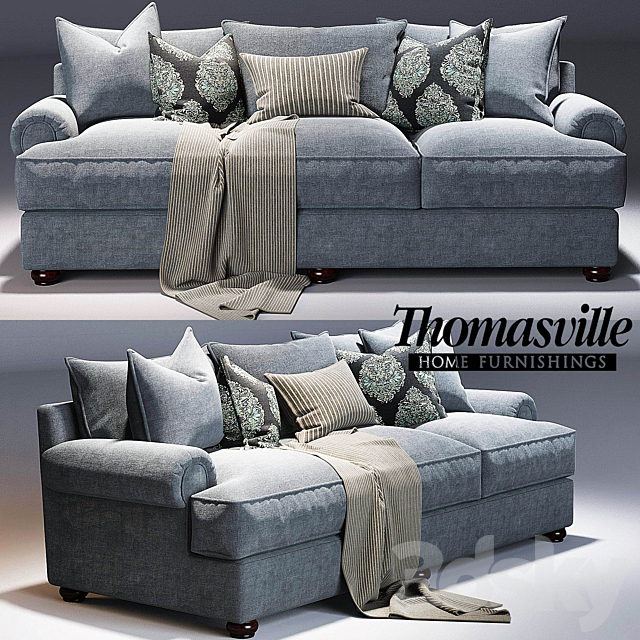 Thomasville Portofino sofa 3DSMax File - thumbnail 1