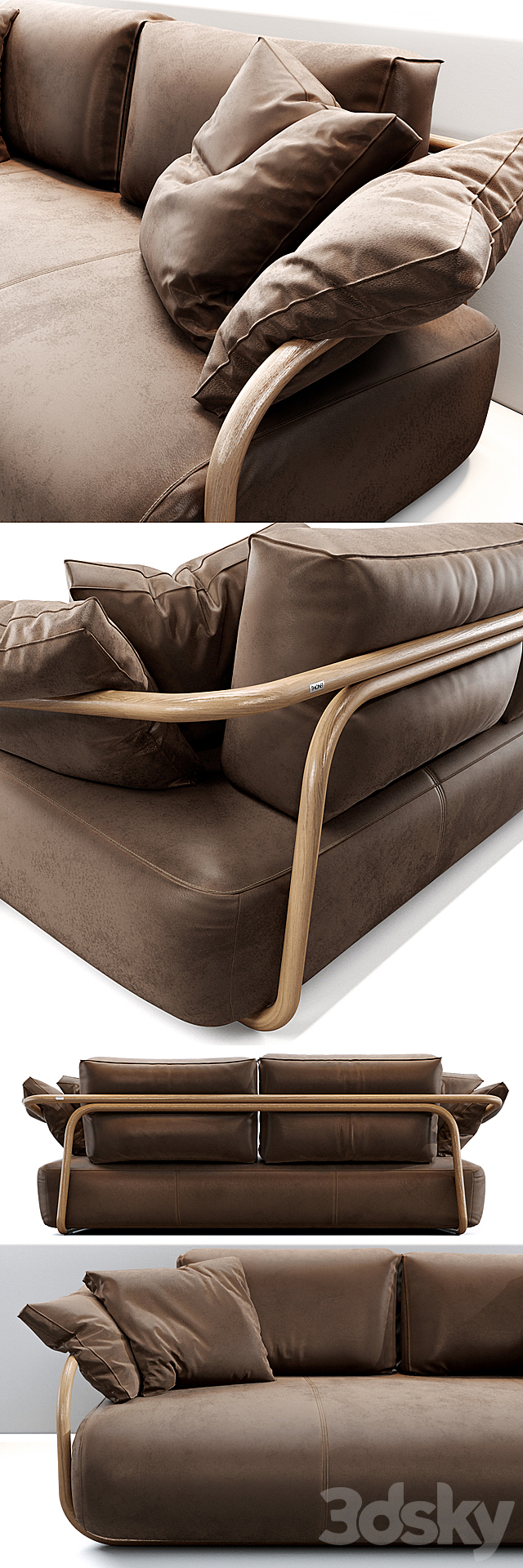 Thonet 2002 Leather 3DSMax File - thumbnail 2