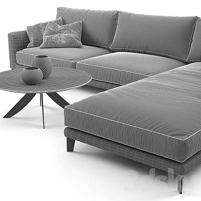 TIME BREAK SECTIONAL SOFA 3DSMax File - thumbnail 3