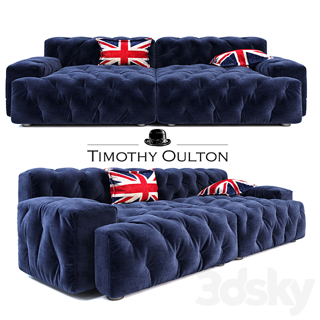 Timothy Oulton Pincushion Sectional Sofa 3DSMax File - thumbnail 1