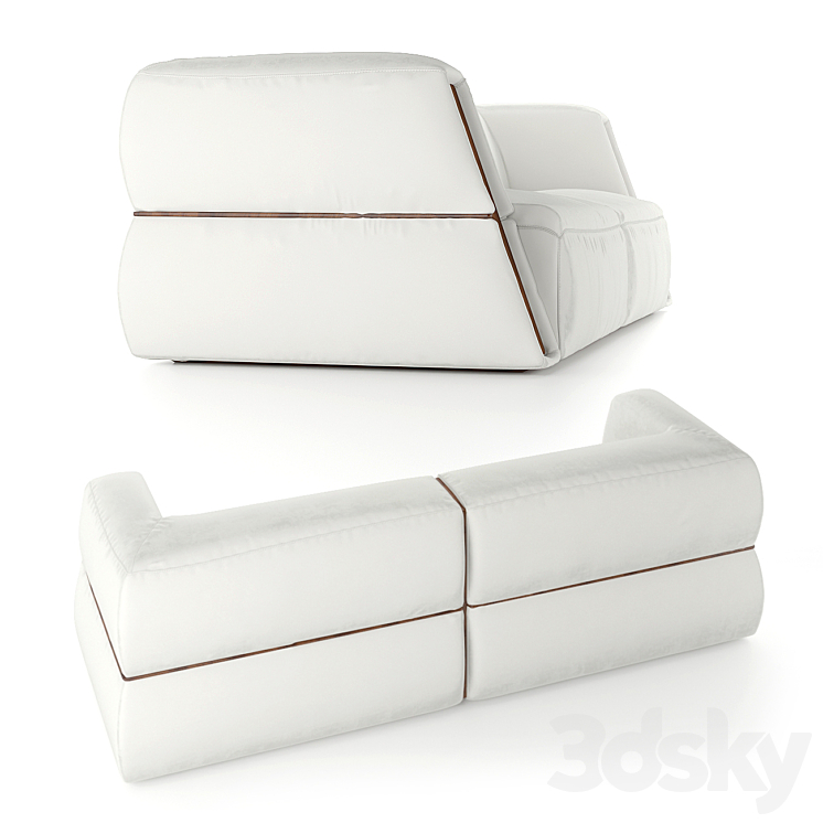 Tonino Lamborghini Casa TL-2390 Sofa 3DS Max Model - thumbnail 2