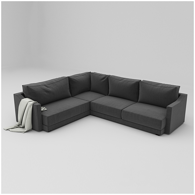 TRIBECA sofa 3DS Max Model - thumbnail 2