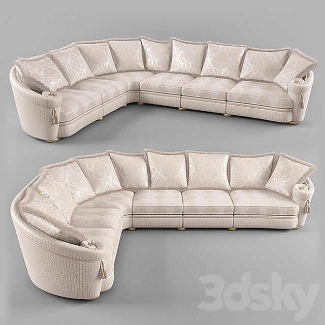 turri milo sofa 3DSMax File - thumbnail 1